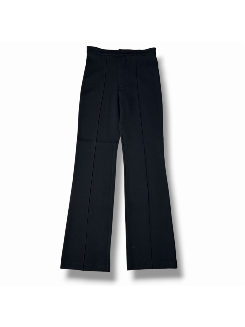 Abercrombie & Fitch NWT Black Knit Front Seamed Boot Cut Pants Medium 28x32